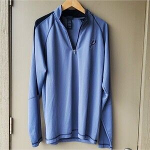 NBA Mens Grey/Gray 1/4 Zip San Antonio Spurs Long sleeve Pullover SIZE xl